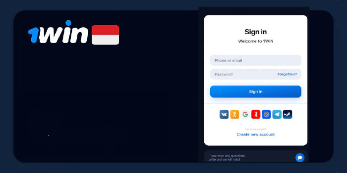 1win Login Information for Indonesian players