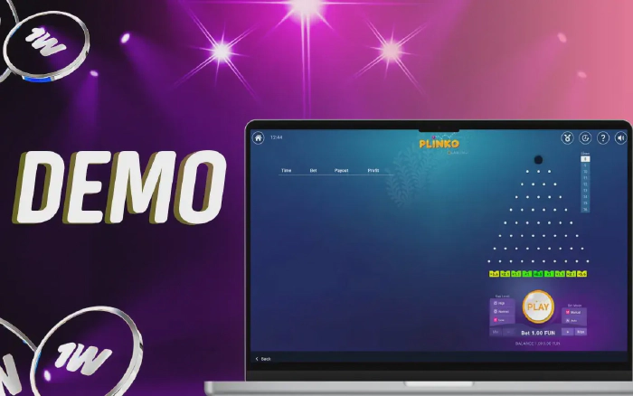 Plinko demo mode with practice balance and free gameplay for Indonesian players